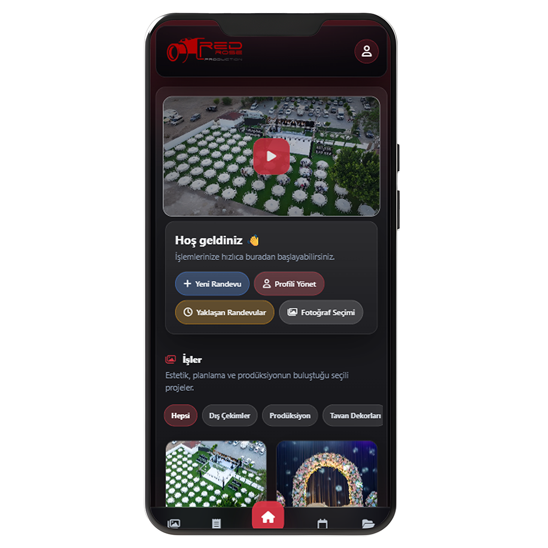 Red Rose Kemer Mobil Uygulaması